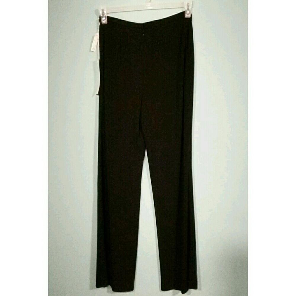 Heddy Pants Vintage Size 8 Straight Black Rayon